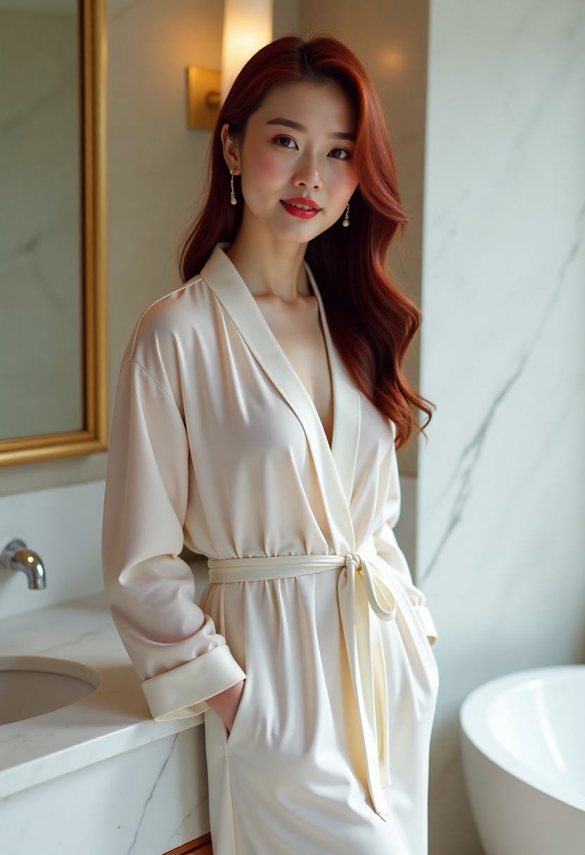海边的她